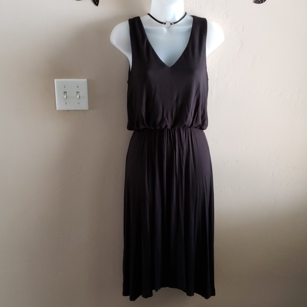 Loft sleeveless blouson dress